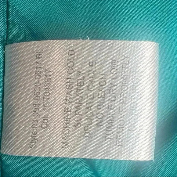 Roper L Quilt Black Coat turquoise Piping zipper pocket button up barn jacket - Picture 11 of 11